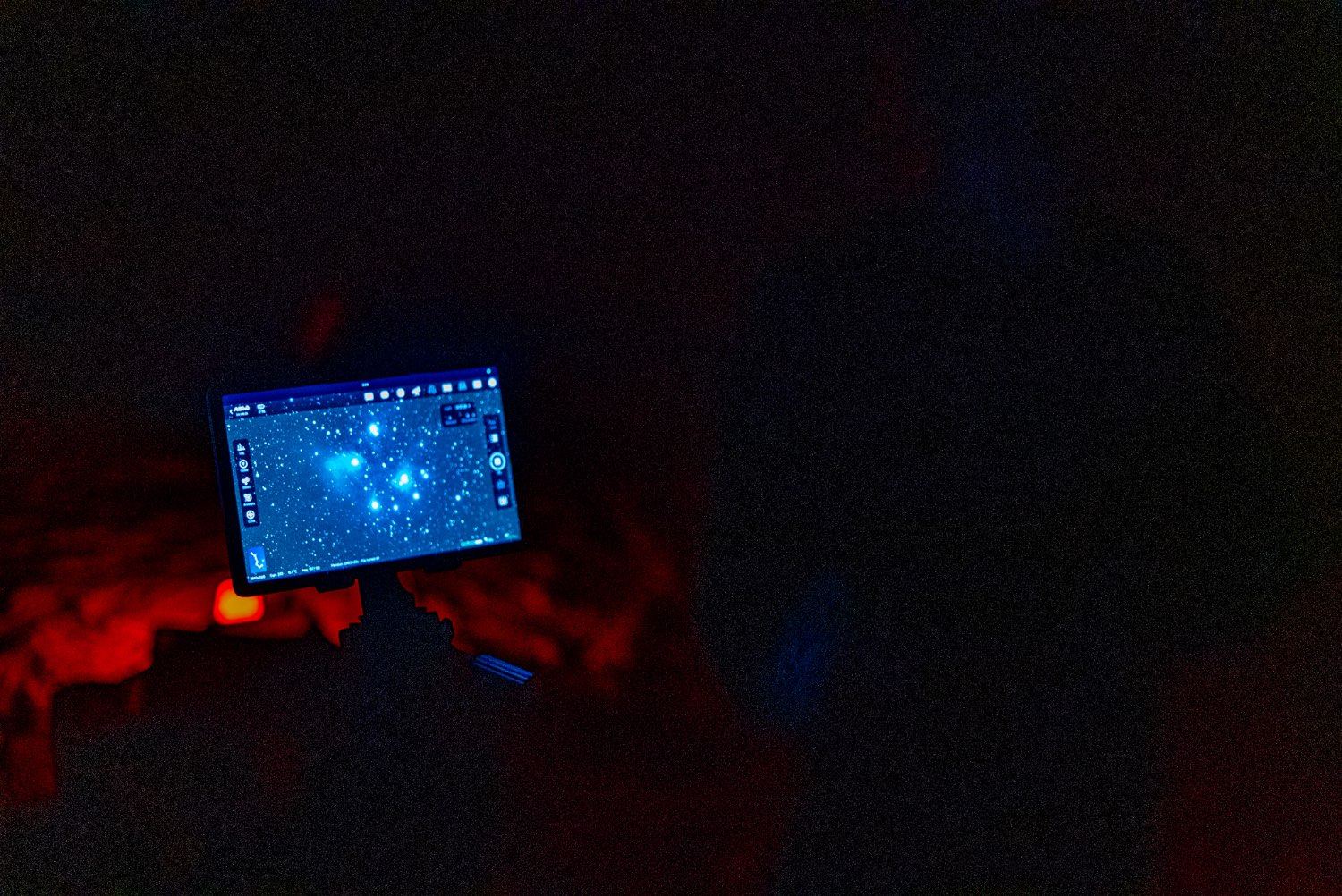 Astrophotography session capturing the Milky Way at Al Quaa