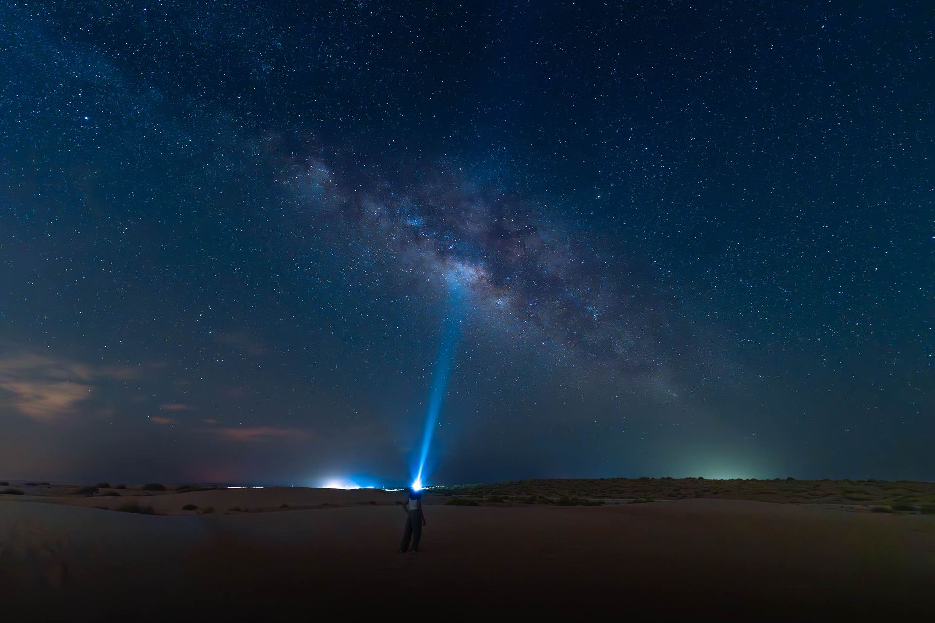 Milky Way over Al Quaa desert